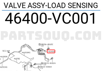 Nissan 46400VC001 VALVE ASSY-LOAD SENSING
