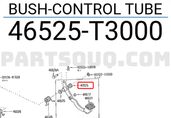Nissan 46525T3000 BUSH-CONTROL TUBE