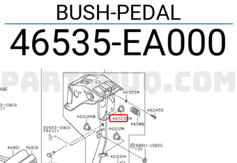 Nissan 46535EA000 BUSH-PEDAL