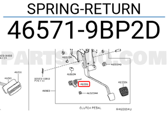 Nissan 465719BP2D SPRING-RETURN
