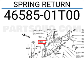 Nissan 4658501T00 SPRING RETURN