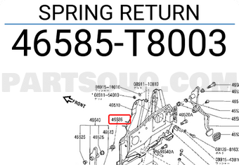 Nissan 46585T8003 SPRING RETURN