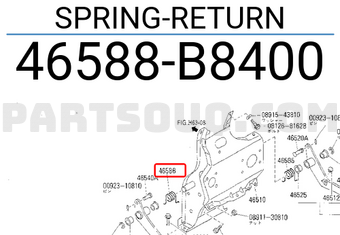 Nissan 46588B8400 SPRING-RETURN