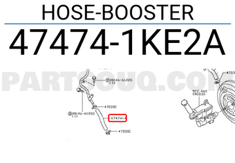 Nissan 474741KE2A HOSE-BOOSTER