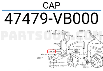 Nissan 47479VB000 CAP