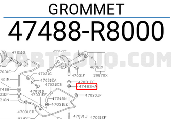 Nissan 47488R8000 GROMMET