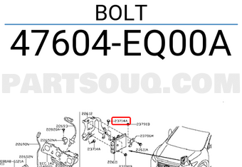 Nissan 47604EQ00A BOLT
