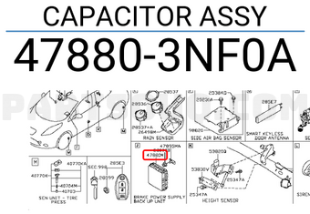 Nissan 478803NF0A CAPACITOR ASSY