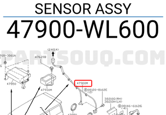 Nissan 47900WL600 SENSOR ASSY