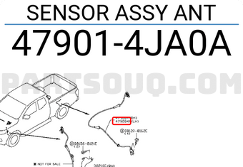 Nissan 479014JA0A SENSOR ASSY ANT