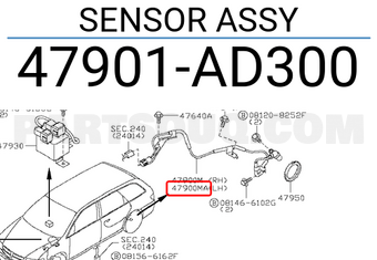 Nissan 47901AD300 SENSOR ASSY