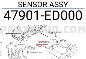 Nissan 47901ED000 SENSOR ASSY
