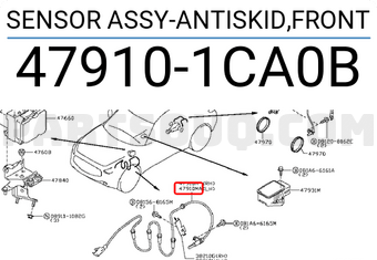 Nissan 479101CA0B SENSOR ASSY-ANTISKID,FRONT