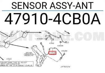 Nissan 479104CB0A SENSOR ASSY-ANT