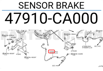 Nissan 47910CA000 SENSOR BRAKE
