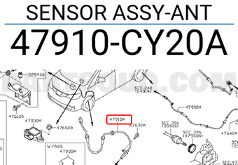 Nissan 47910CY20A SENSOR ASSY-ANT