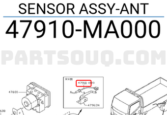 Nissan 47910MA000 SENSOR ASSY-ANT