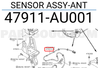 Nissan 47911AU001 SENSOR ASSY-ANT
