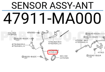 Nissan 47911MA000 SENSOR ASSY-ANT
