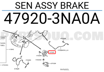 Nissan 479203NA0A SEN ASSY BRAKE