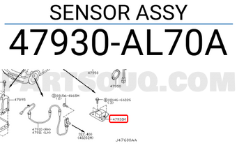 Nissan 47930AL70A SENSOR ASSY
