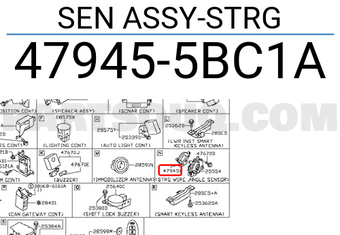 Nissan 479455BC1A SEN ASSY-STRG