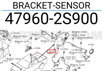Nissan 479602S900 BRACKET-SENSOR