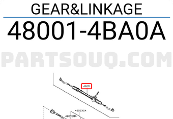 Nissan 480014BA0A GEAR&LINKAGE
