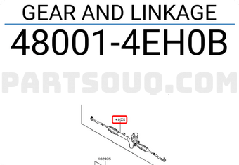 Nissan 480014EH0B GEAR AND LINKAGE