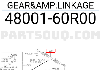 Nissan 4800160R00 GEAR&LINKAGE