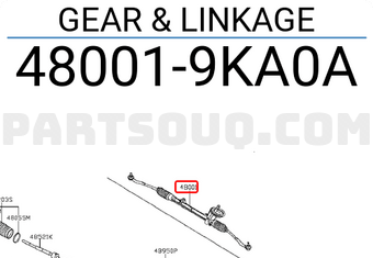 Nissan 480019KA0A GEAR & LINKAGE
