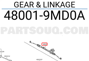 Nissan 480019MD0A GEAR & LINKAGE