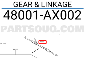 Nissan 48001AX002 GEAR & LINKAGE