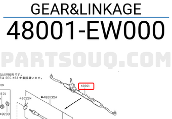 Nissan 48001EW000 GEAR&LINKAGE
