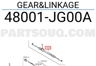 Nissan 48001JG00A GEAR&LINKAGE