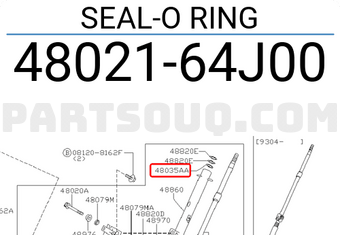 Nissan 4802164J00 SEAL-O RING
