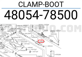 Nissan 4805478500 CLAMP-BOOT
