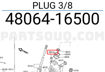 Nissan 4806416500 PLUG 3/8