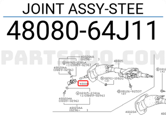 Nissan 4808064J11 JOINT ASSY-STEE