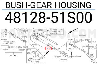 Nissan 4812851S00 BUSH-GEAR HOUSING