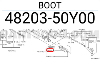 Nissan 4820350Y00 BOOT