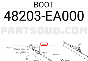 Nissan 48203EA000 BOOT