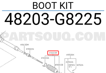 Nissan 48203G8225 BOOT KIT