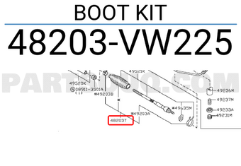 Nissan 48203VW225 BOOT KIT