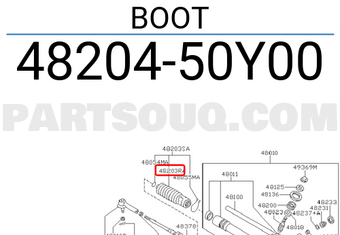 Nissan 4820450Y00 BOOT