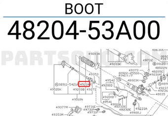Nissan 4820453A00 BOOT
