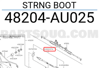 Nissan 48204AU025 STRNG BOOT