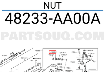 Nissan 48233AA00A NUT