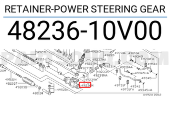 Nissan 4823610V00 RETAINER-POWER STEERING GEAR
