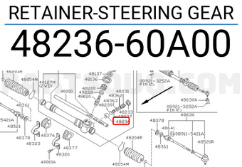 Nissan 4823660A00 RETAINER-STEERING GEAR